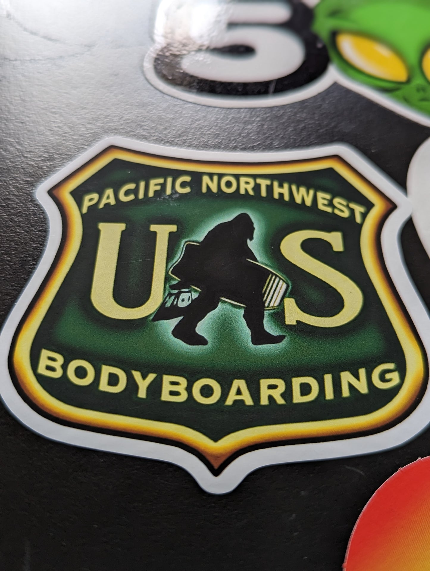 PNW Bodyboarding Shield Logo